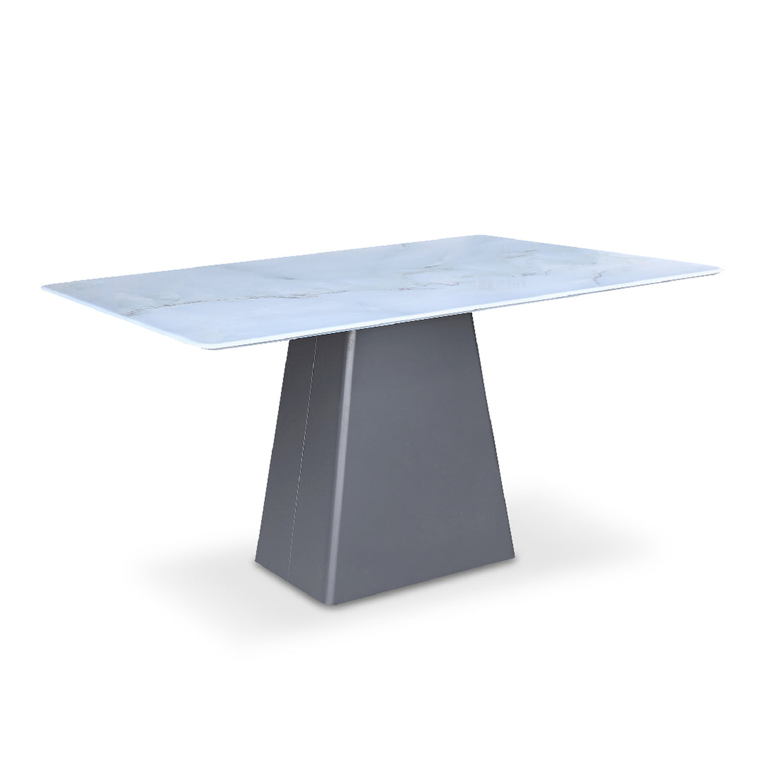CELESTE II Crystal Marble Dining Table