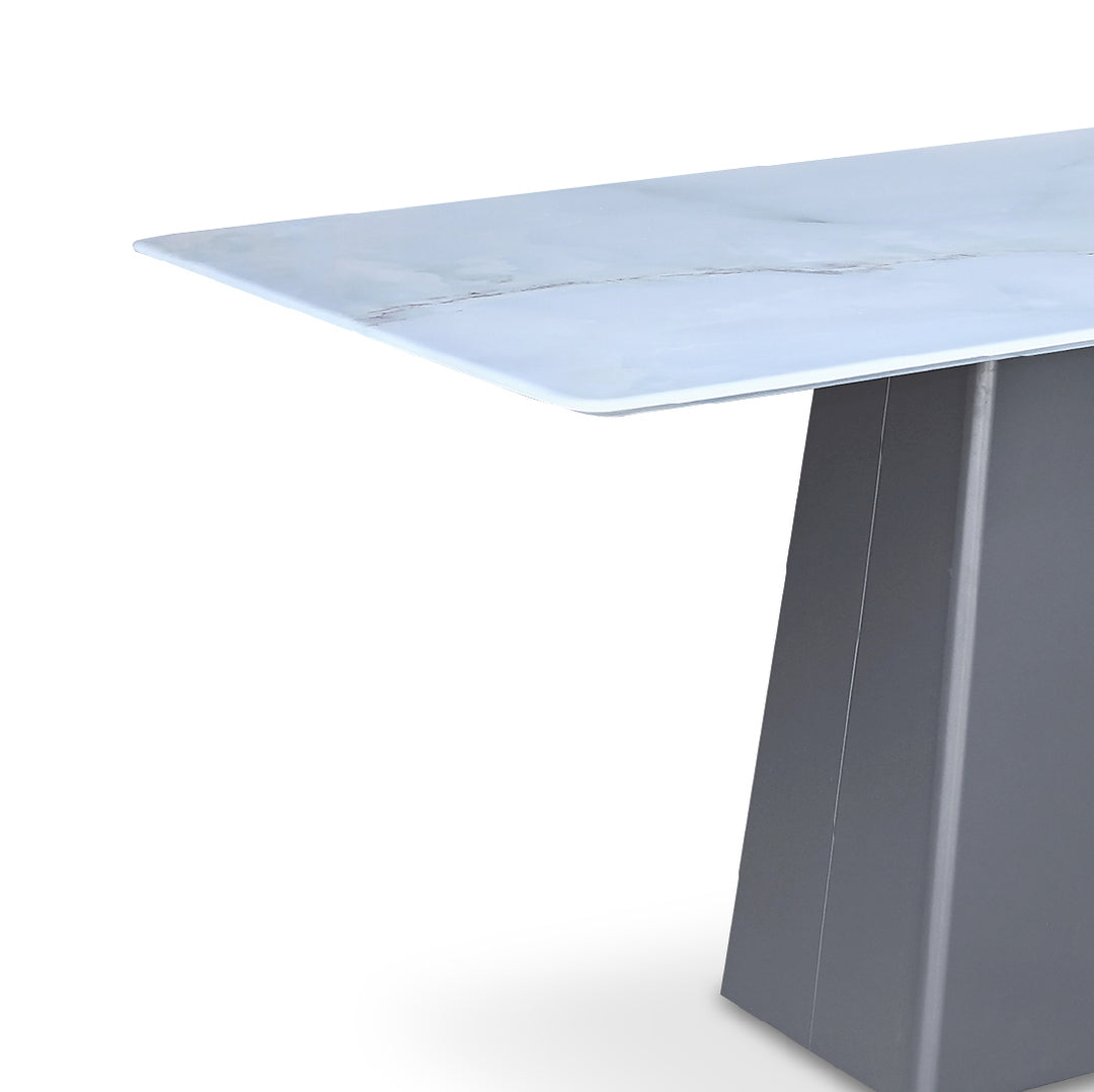 CELESTE II Crystal Marble Dining Table