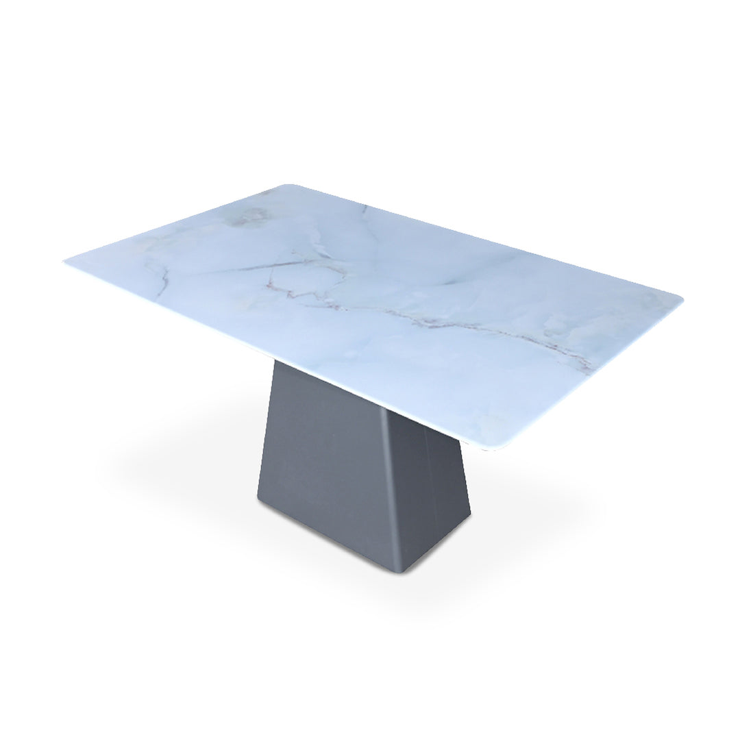 CELESTE II Crystal Marble Dining Table