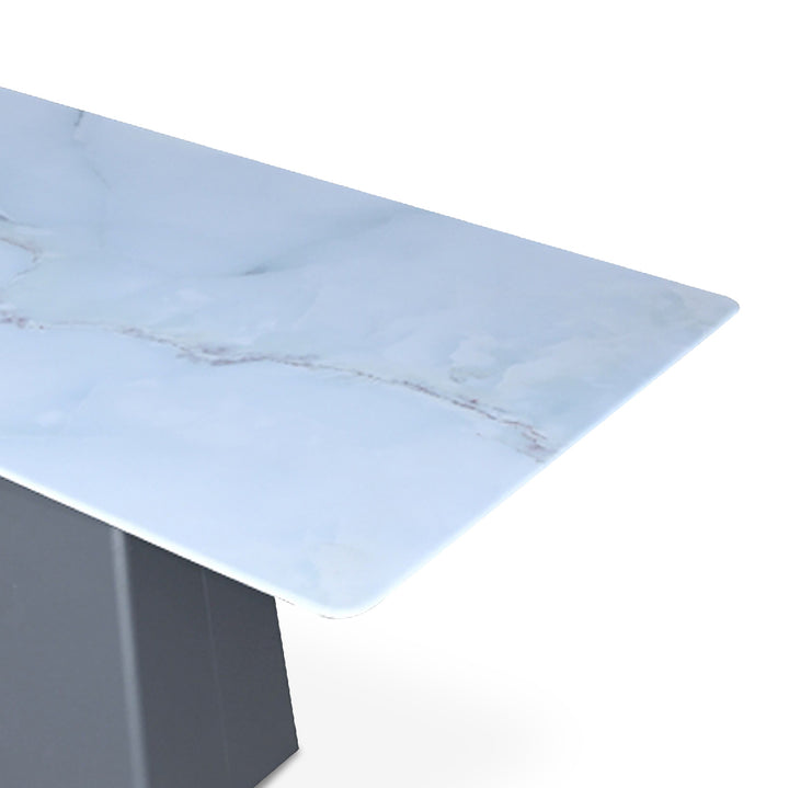 CELESTE II Crystal Marble Dining Table