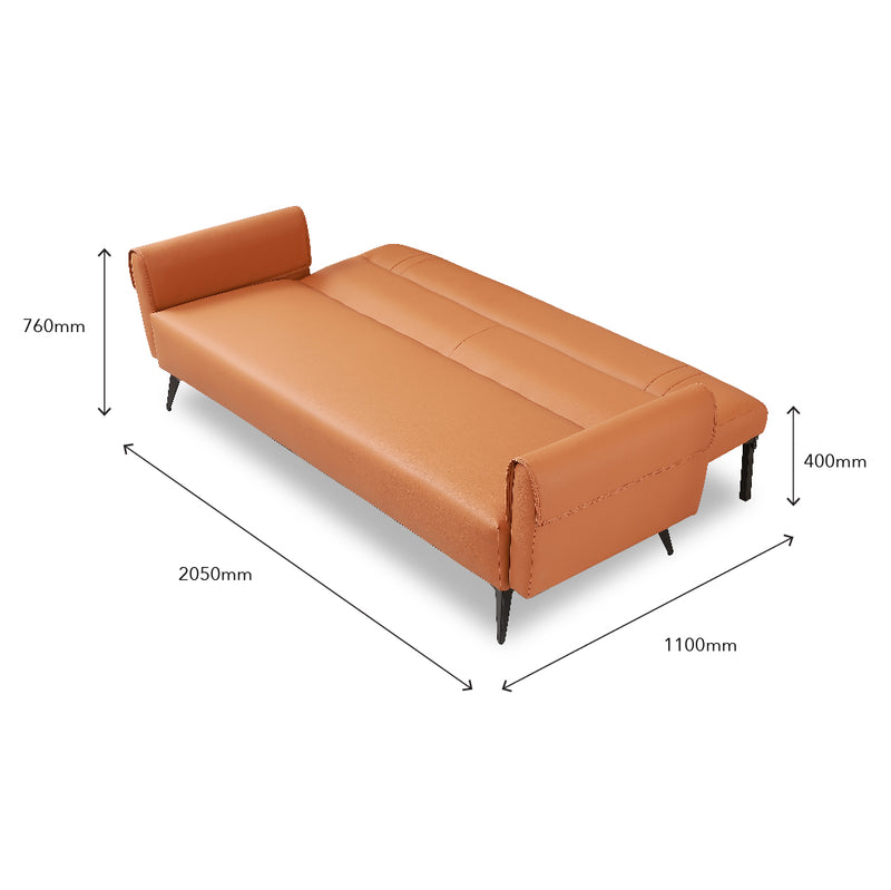 CALLEJA Sofa Bed Orange