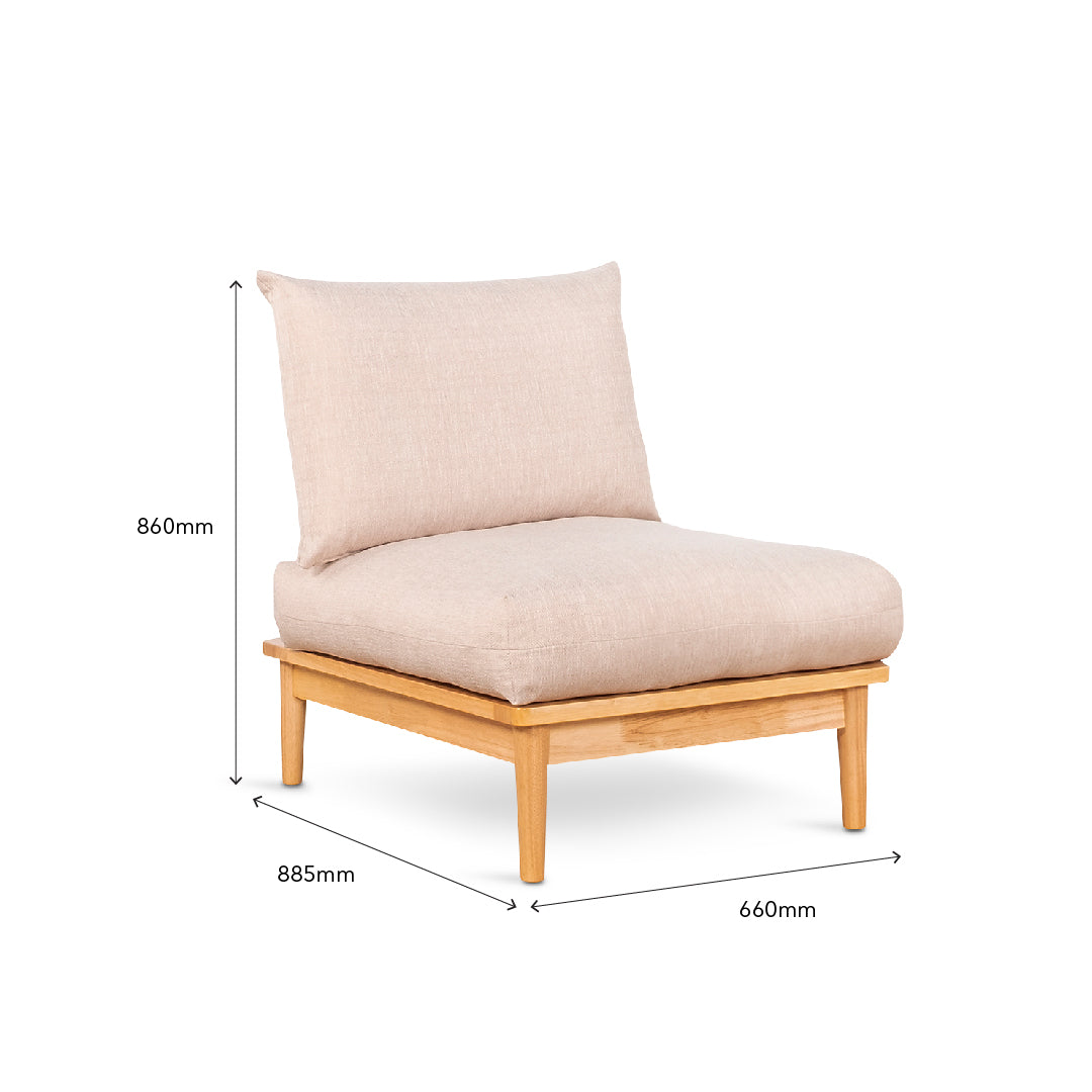 CAROLINE 1 Seater Sofa