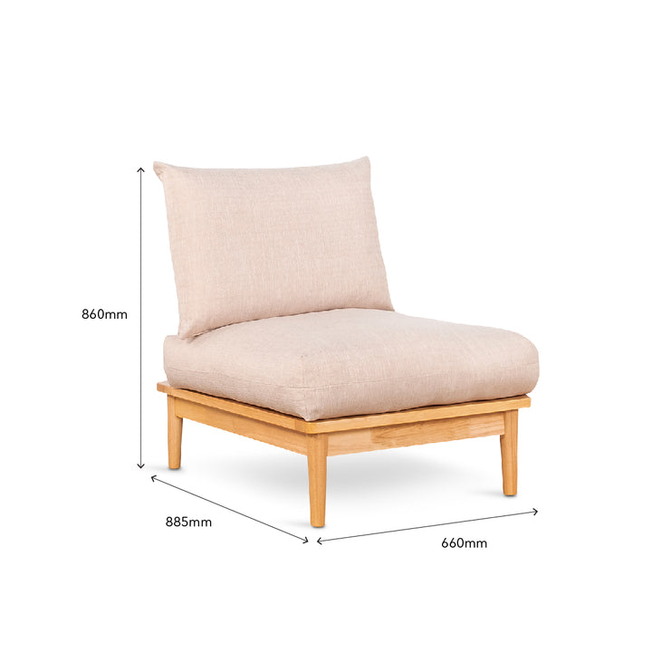 CAROLINE 1 Seater Sofa