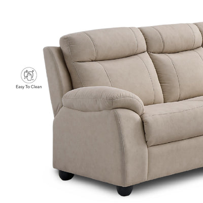 CASTIA Sofa Set Light Brown