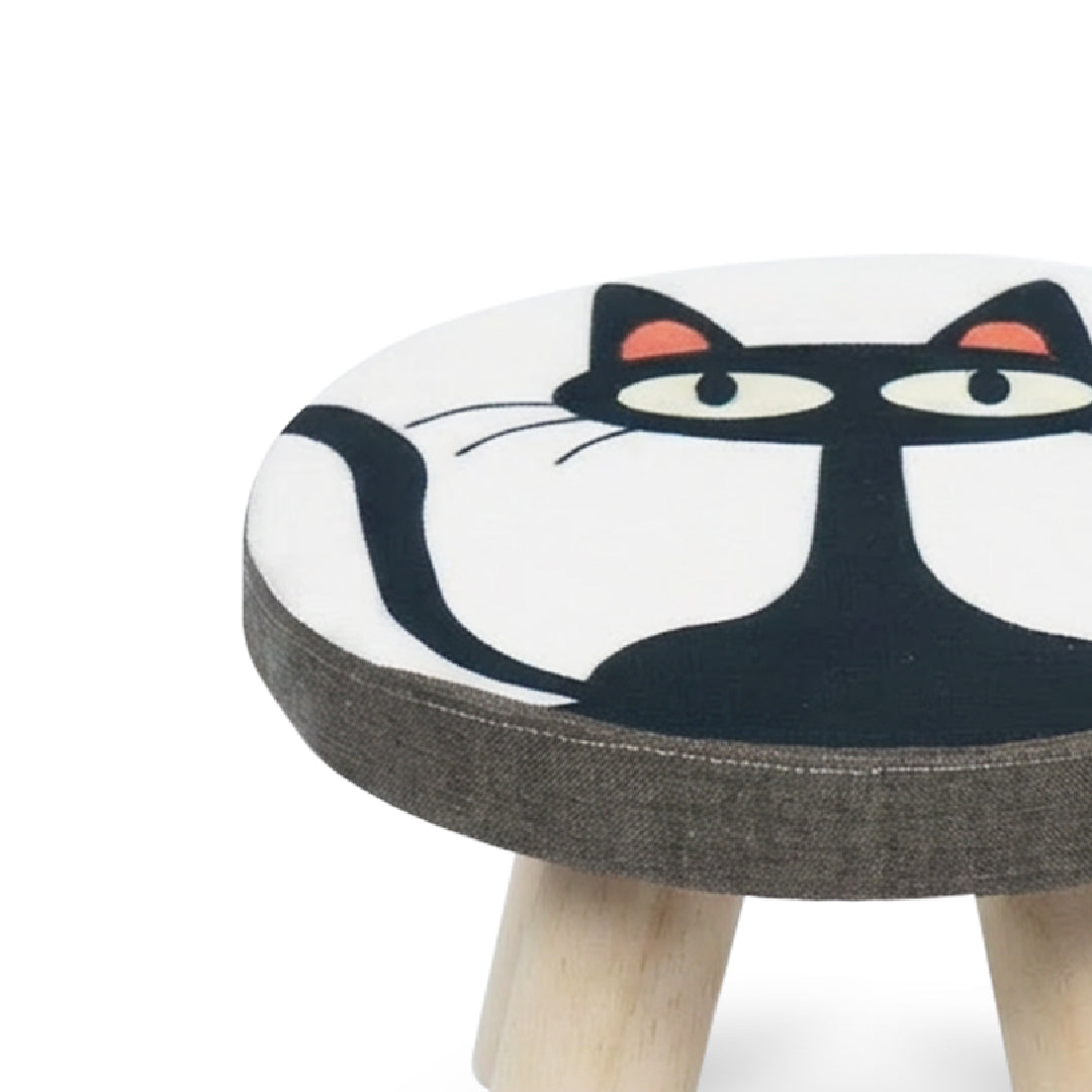CAT Round Kid Stool Black