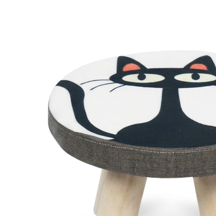 CAT Round Kid Stool Black