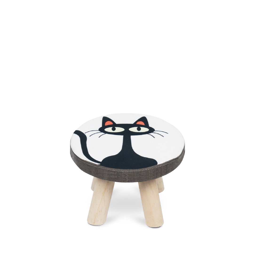 CAT Round Kid Stool Black
