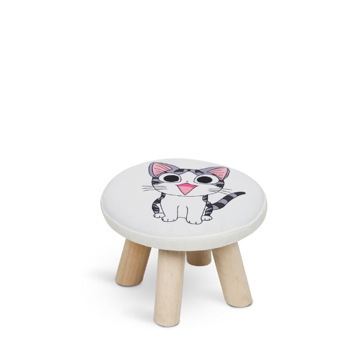 CAT Round Kid Stool White
