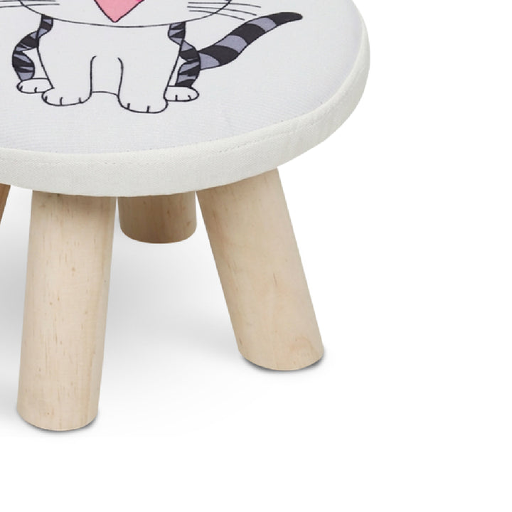CAT Round Kid Stool White