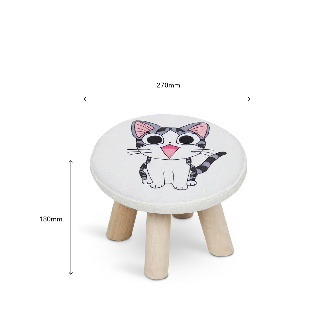 CAT Round Kid Stool White