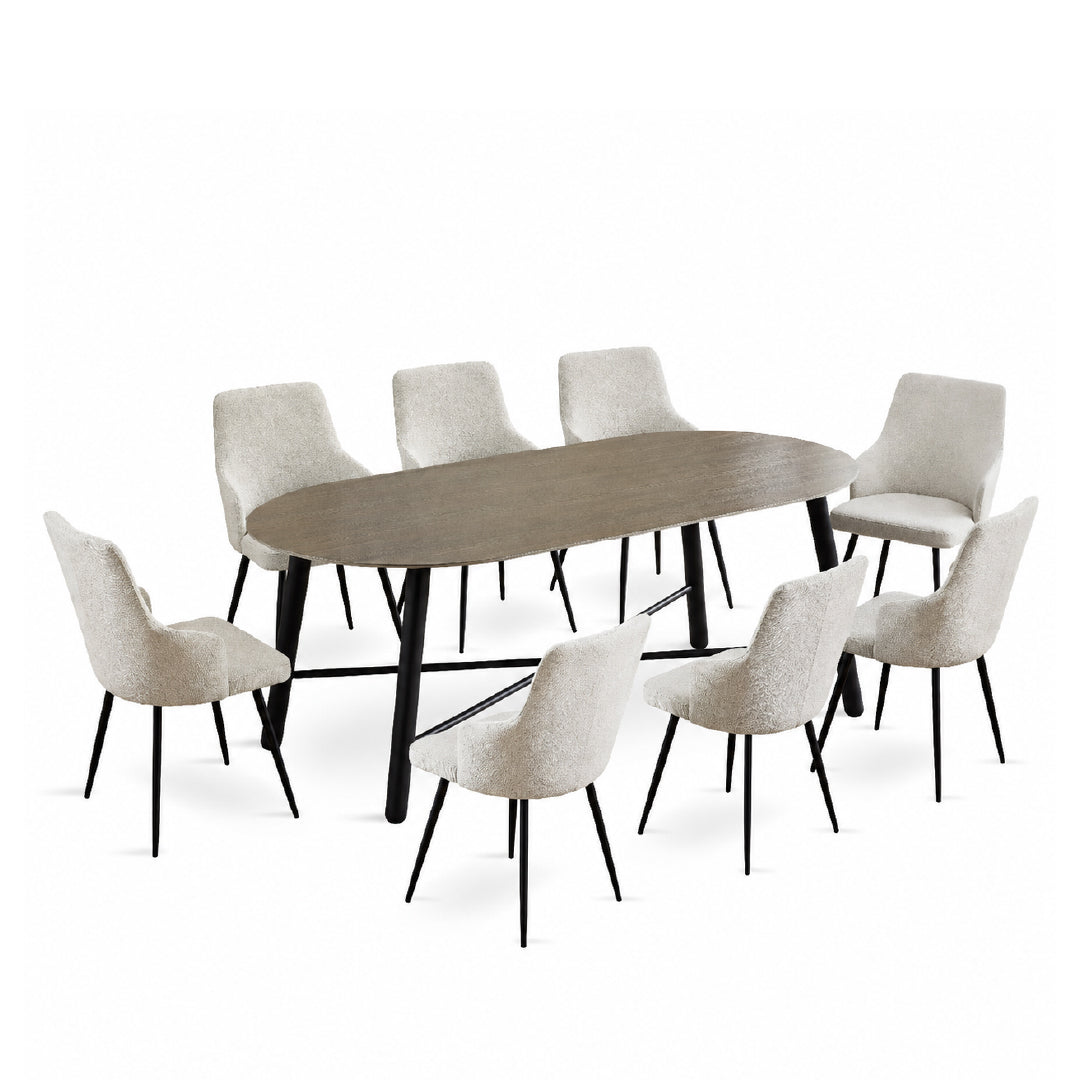 CATHERINE Dining Set Light Beige