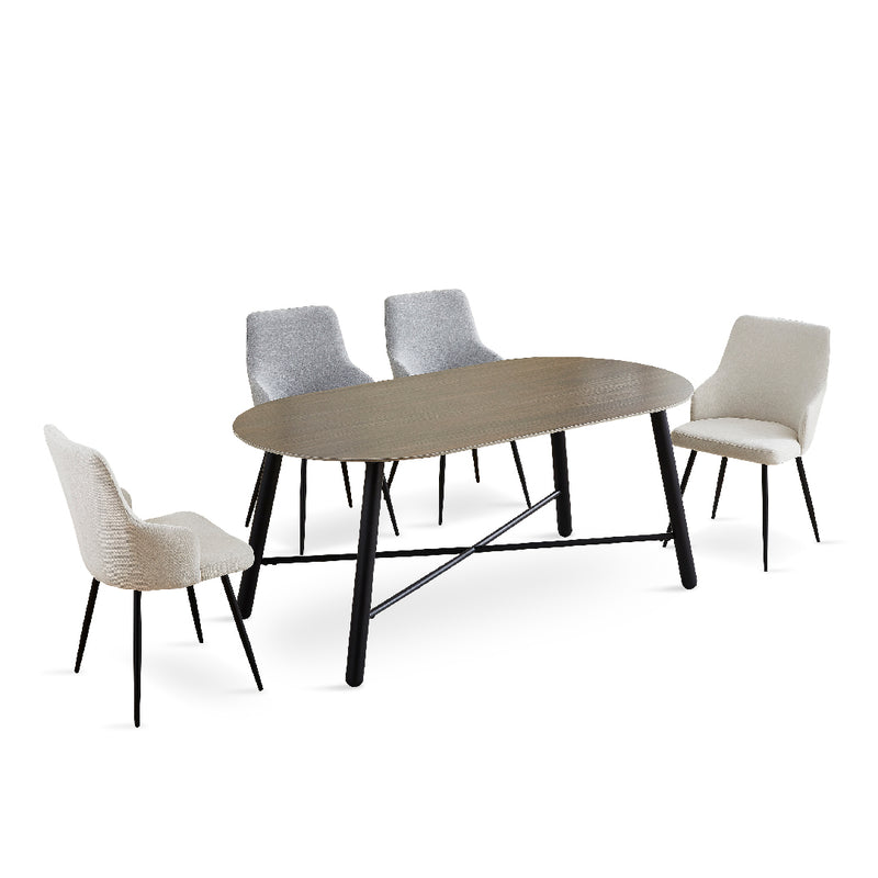 GORDY Dining Chair Light Grey