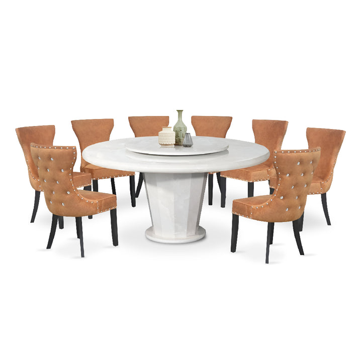 CEDRIC III Marble Dining Set