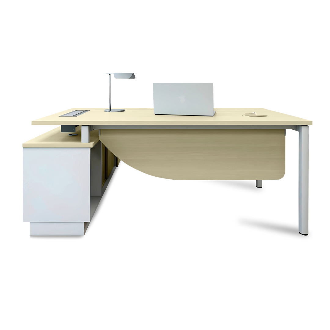 CELOSIA Director Table with Wire Trunking Box