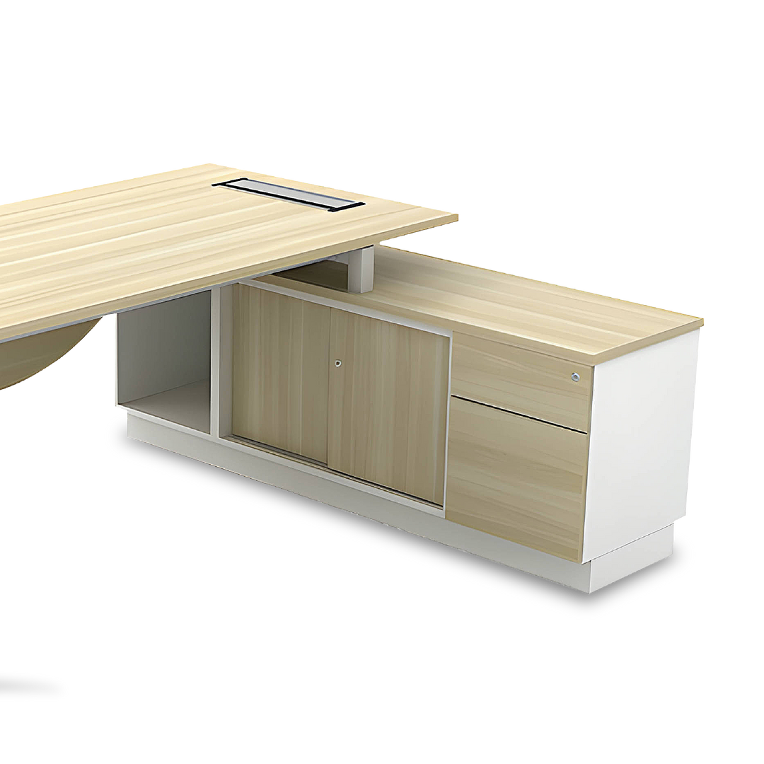 CELOSIA Director Table with Wire Trunking Box