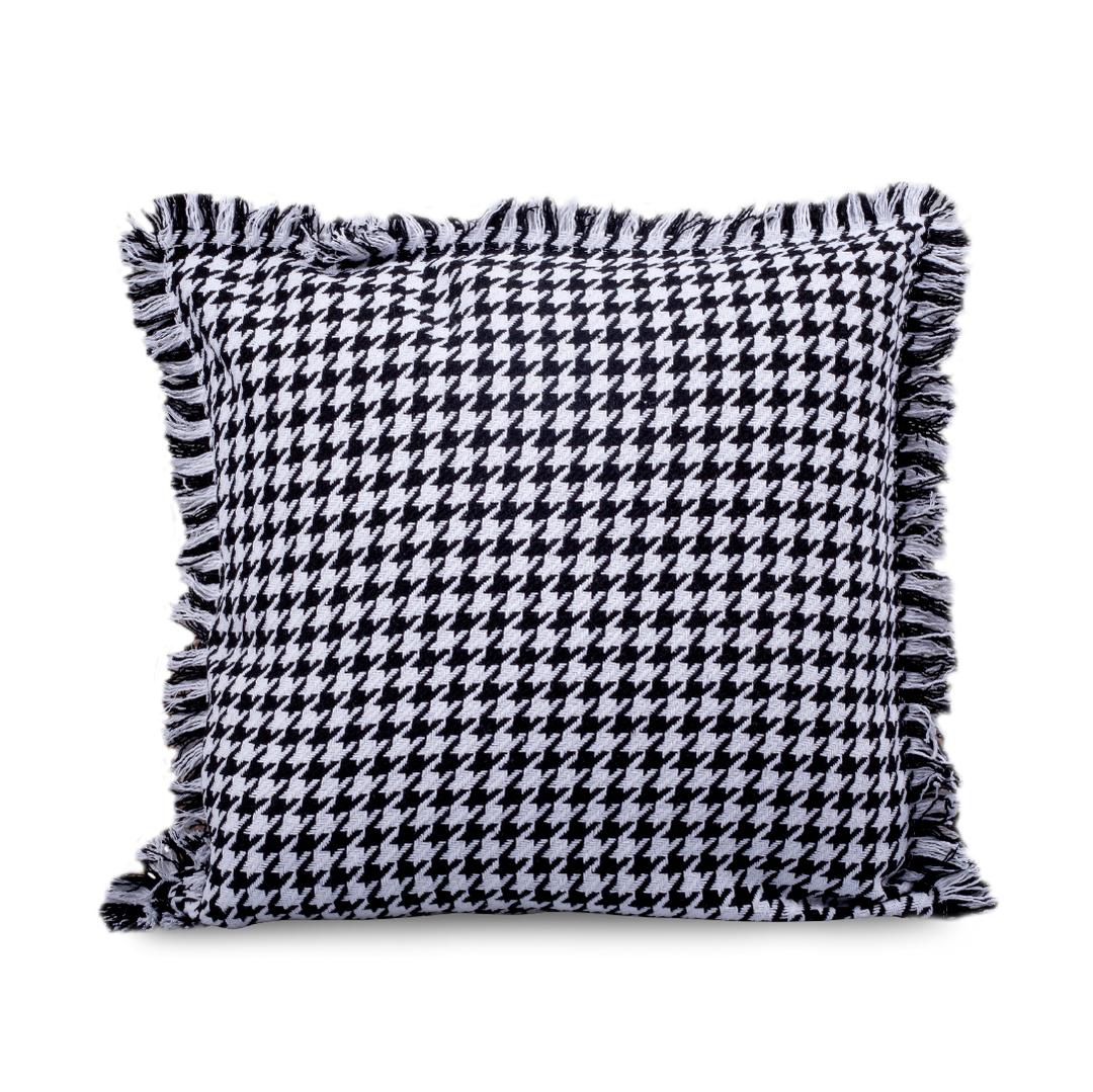 CHECKER Black Cushion