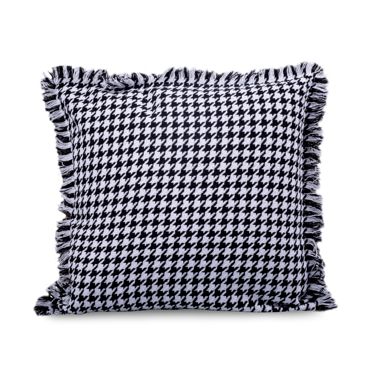 CHECKER Black Cushion