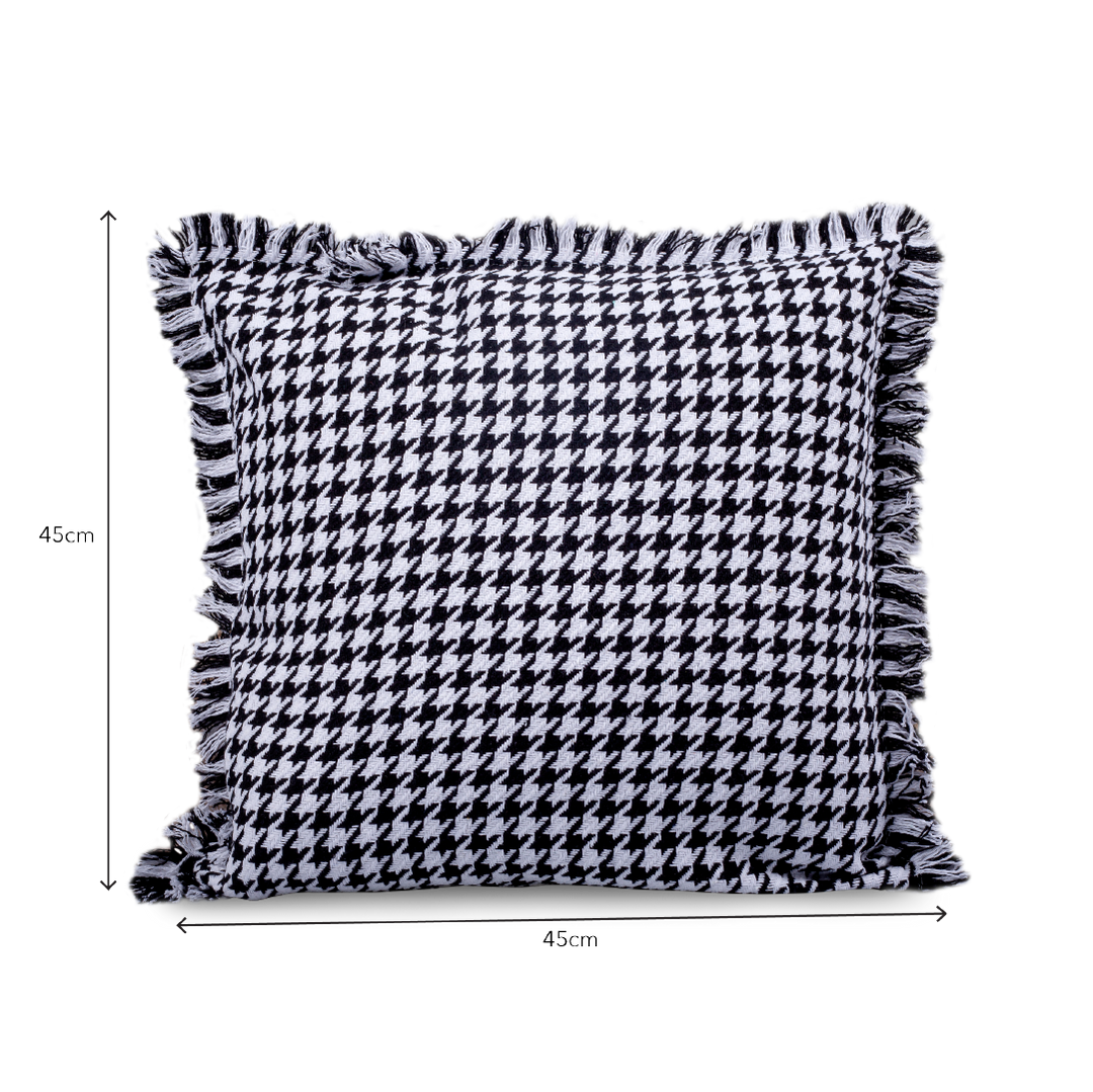 CHECKER Black Cushion