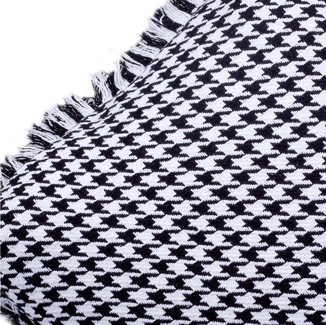 CHECKER Black Cushion