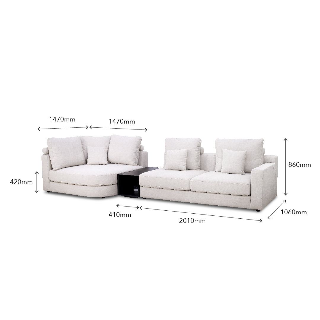 ANAKIN Corner Sofa Set