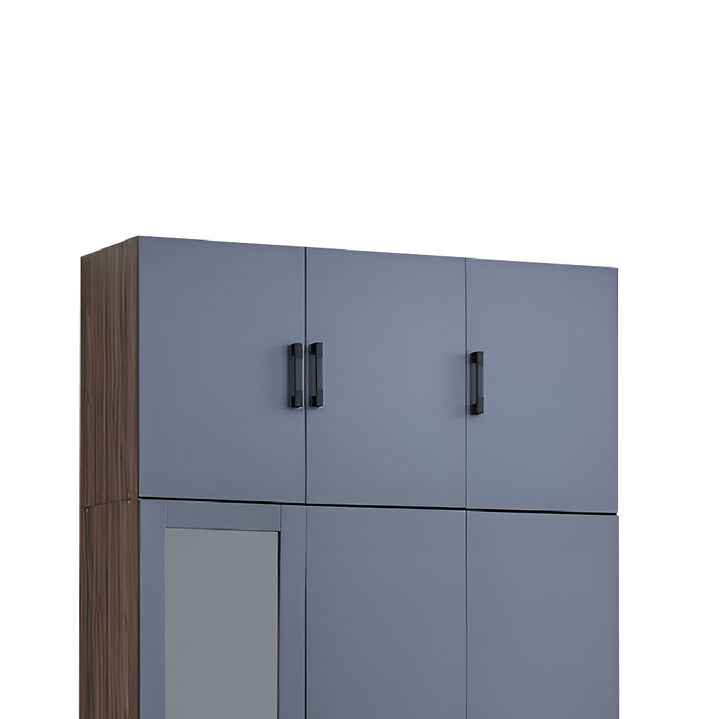 CRAWTON 3 Door Wardrobe with Top Storage
