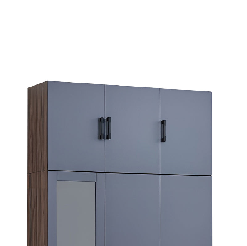 CRAWTON 3 Door Wardrobe with Top Storage