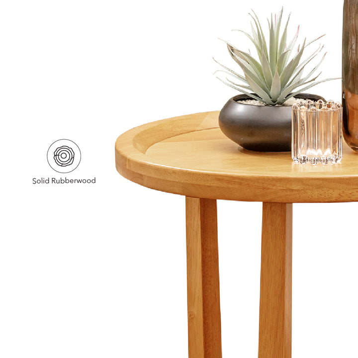 DAEM End Table Oak