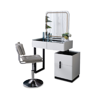 DAIENE LED Mirror Dresser with Chair