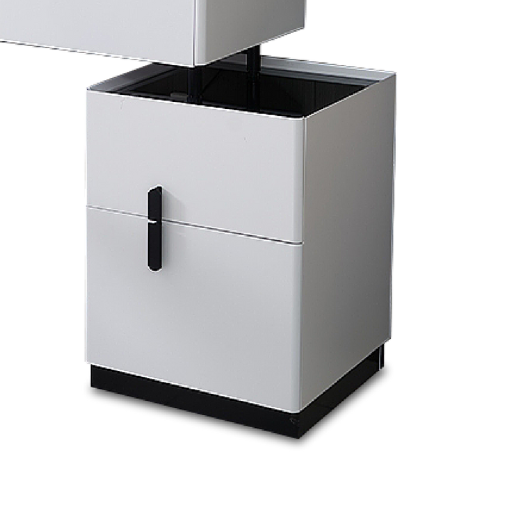 DAIENE LED Mirror Dresser with Chair