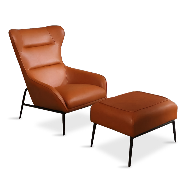 DASSLER Armchair with ottoman
