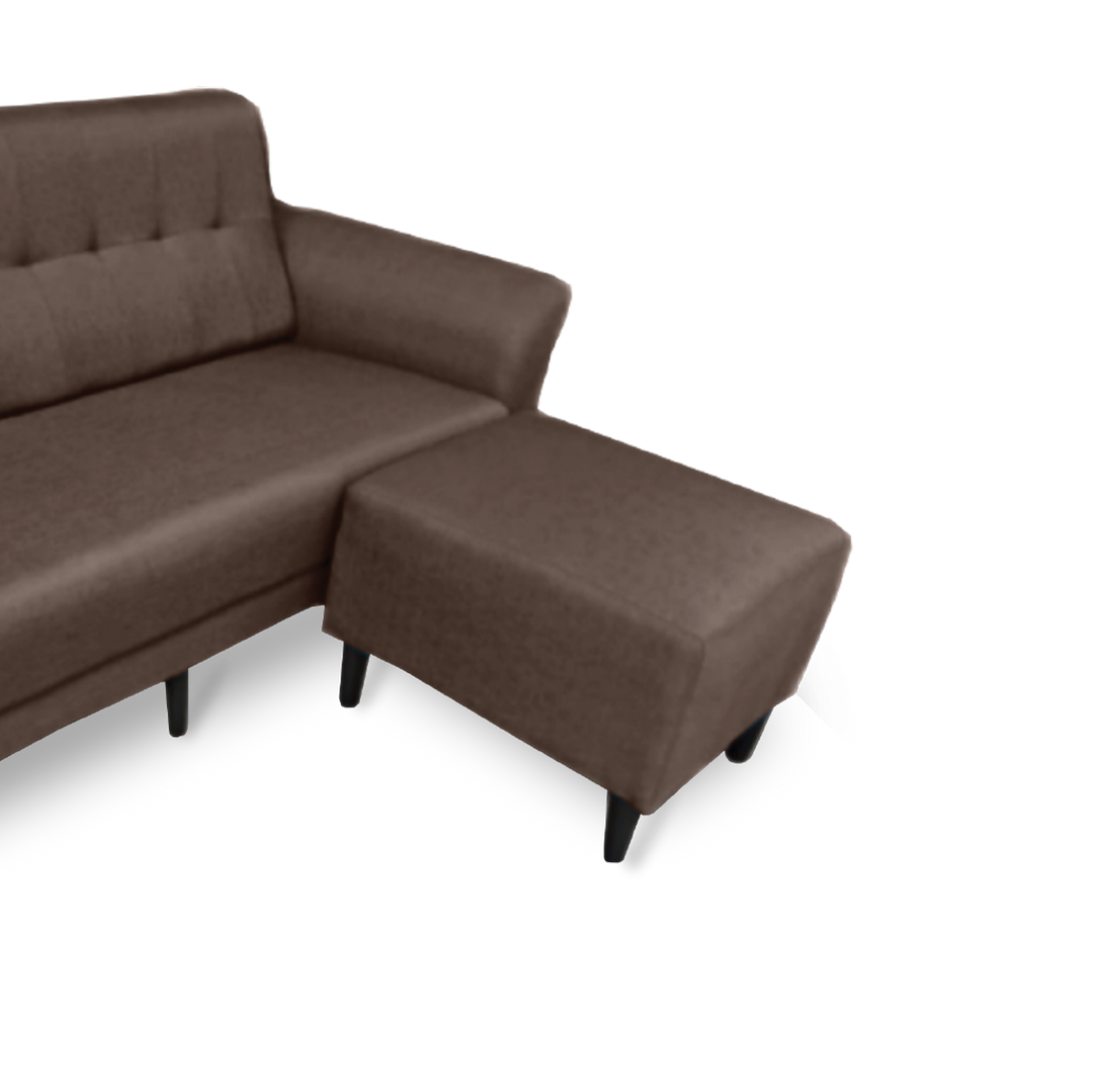 DAVE 3 Seater Sofa with Stool
