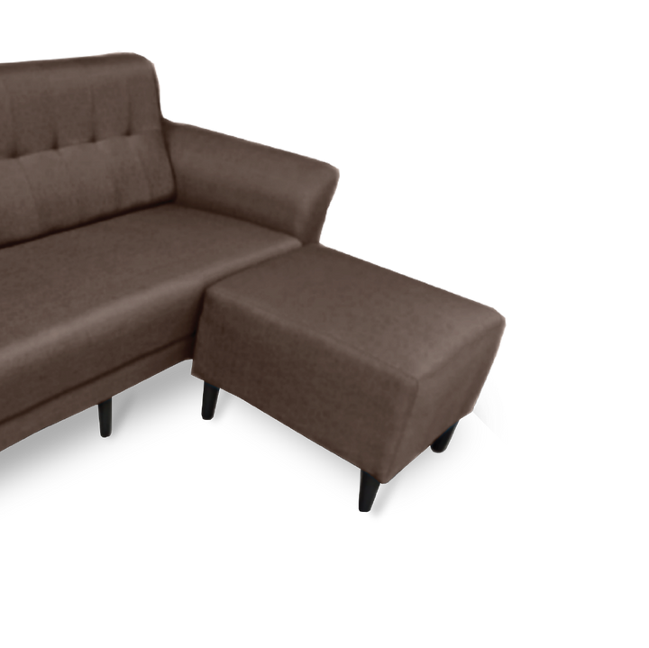 DAVE 3 Seater Sofa with Stool