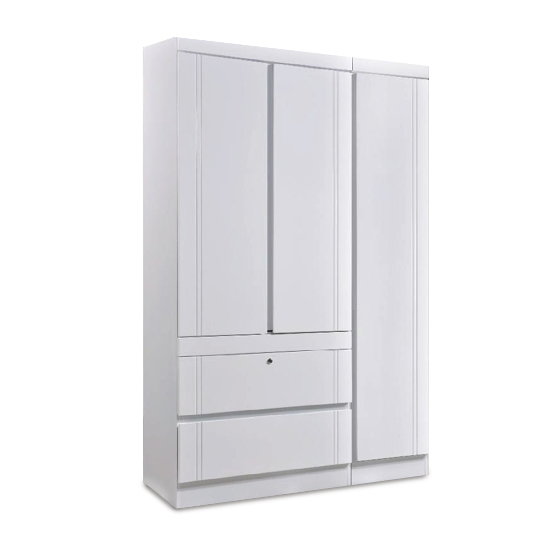 DAYLEY 3 Door Wardrobe (White)