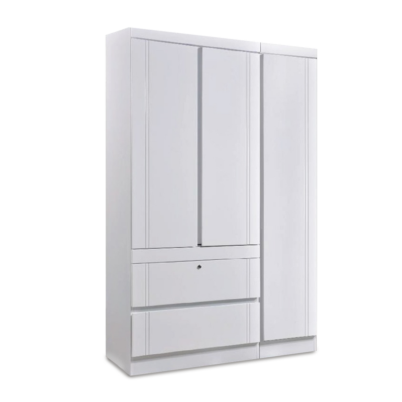 DAYLEY 3 Door Wardrobe (White)