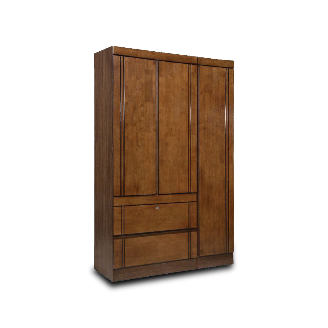 DAYLEY 3 Door Wardrobe (Walnut)