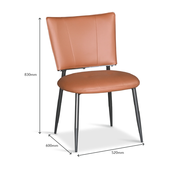 CALISTA Orange Dining Chair