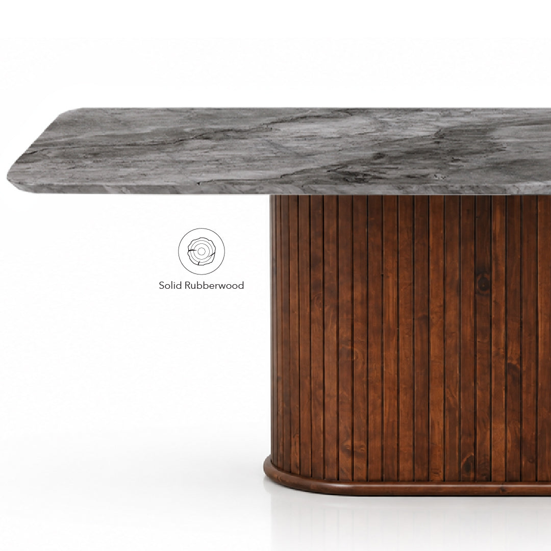 DESIO Crystal Marble Stone Dining Table