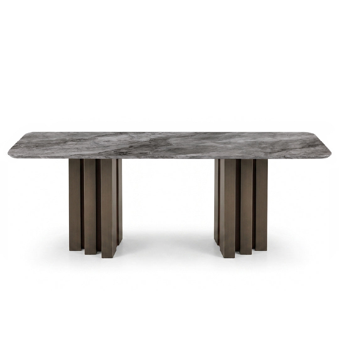DESIO Crystal Marble Stone Dining Table