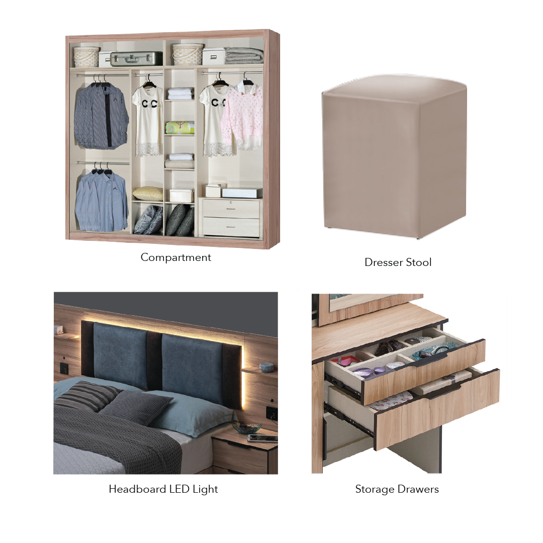 YONKA Modern Bedroom Set