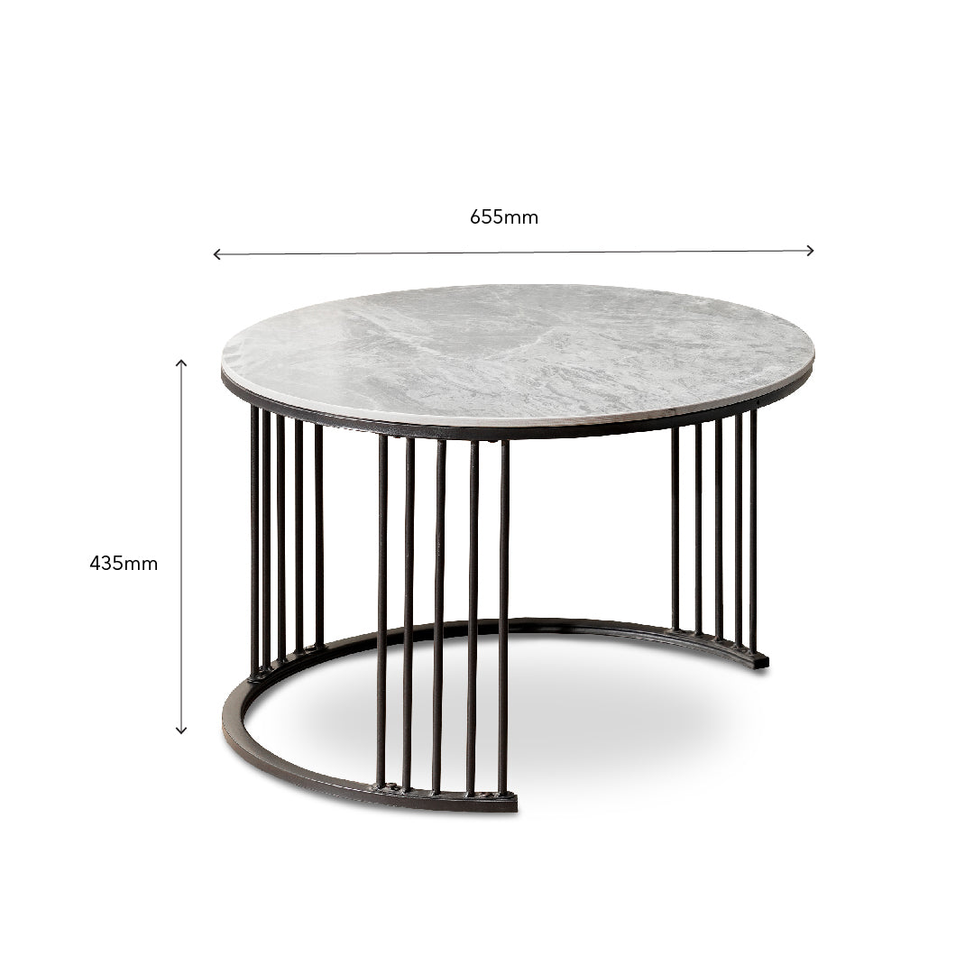 DINNI Ceramic Coffee Table Set