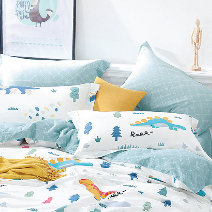 DINOSAUR Super Single Fitted Sheet Set