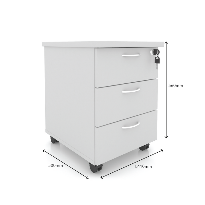 DIODIA Pedastal 3 Drawer