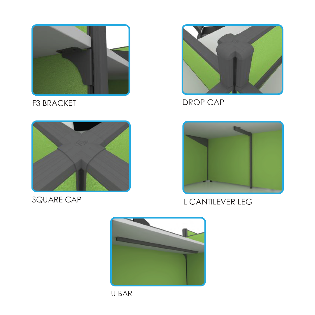 DIODIA Workstation (Cluster 4 L Shape)