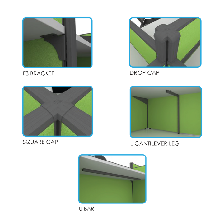 DIODIA Workstation (Cluster 4 L Shape)