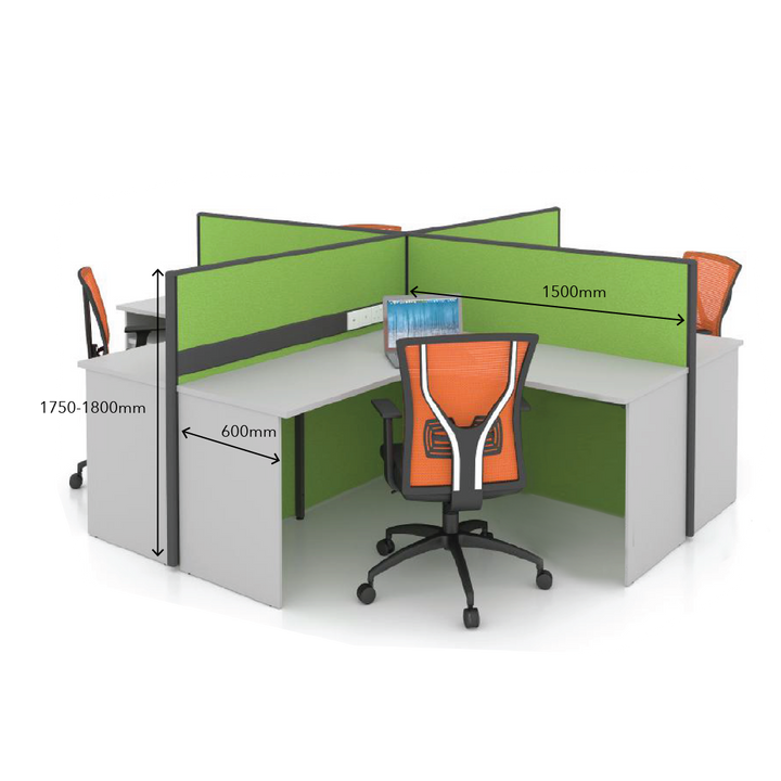 DIODIA Workstation (Cluster 4 L Shape)