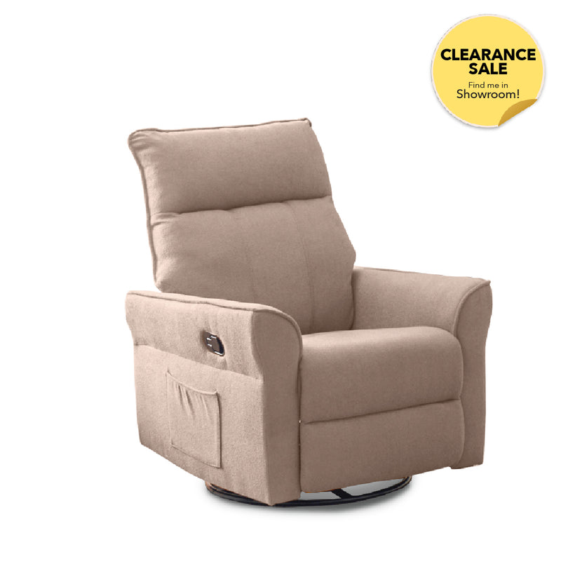 DONOUGH Recliner Sofa Light Grey