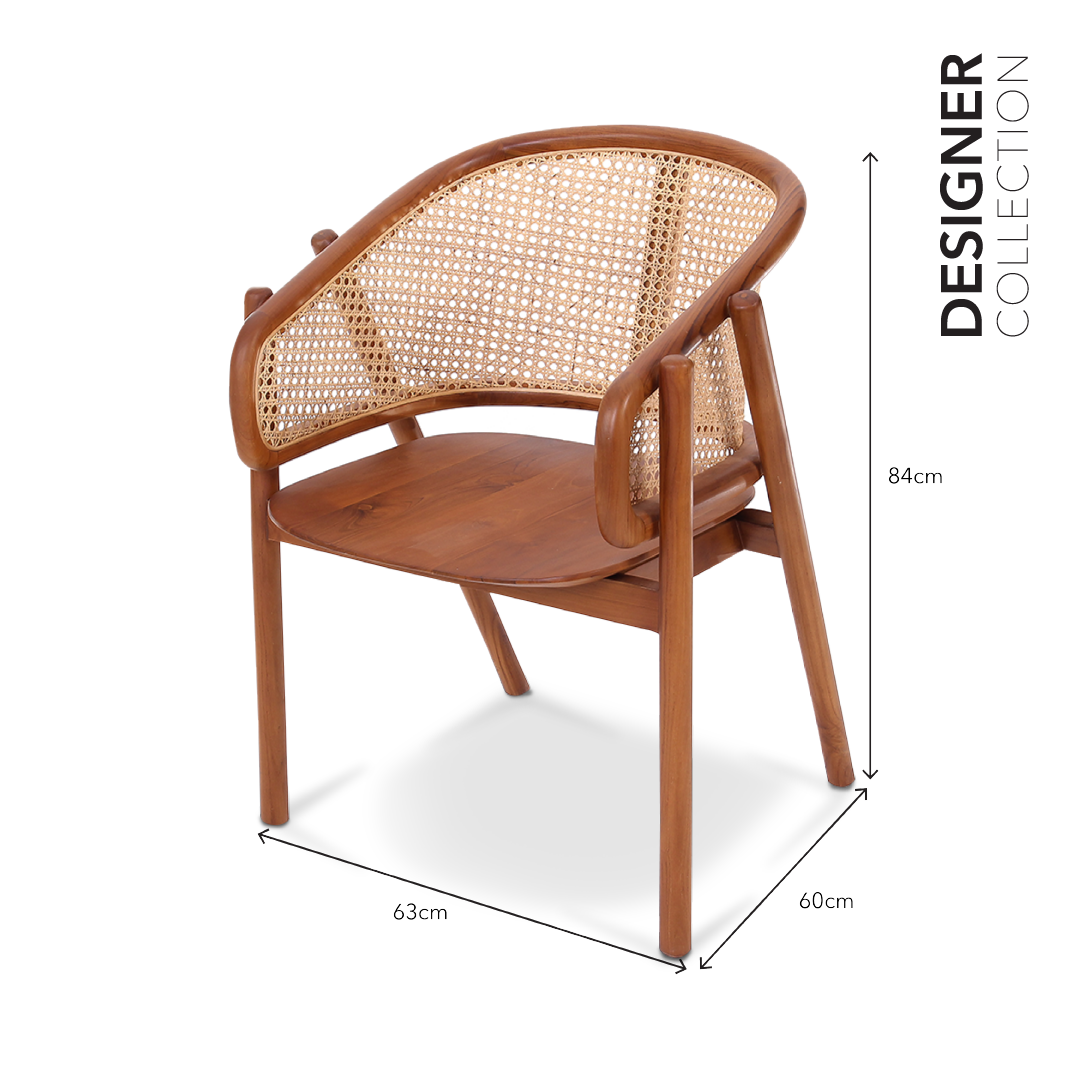 DOTATO Lounge Chair Light Walnut