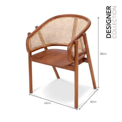 DOTATO Lounge Chair Light Walnut