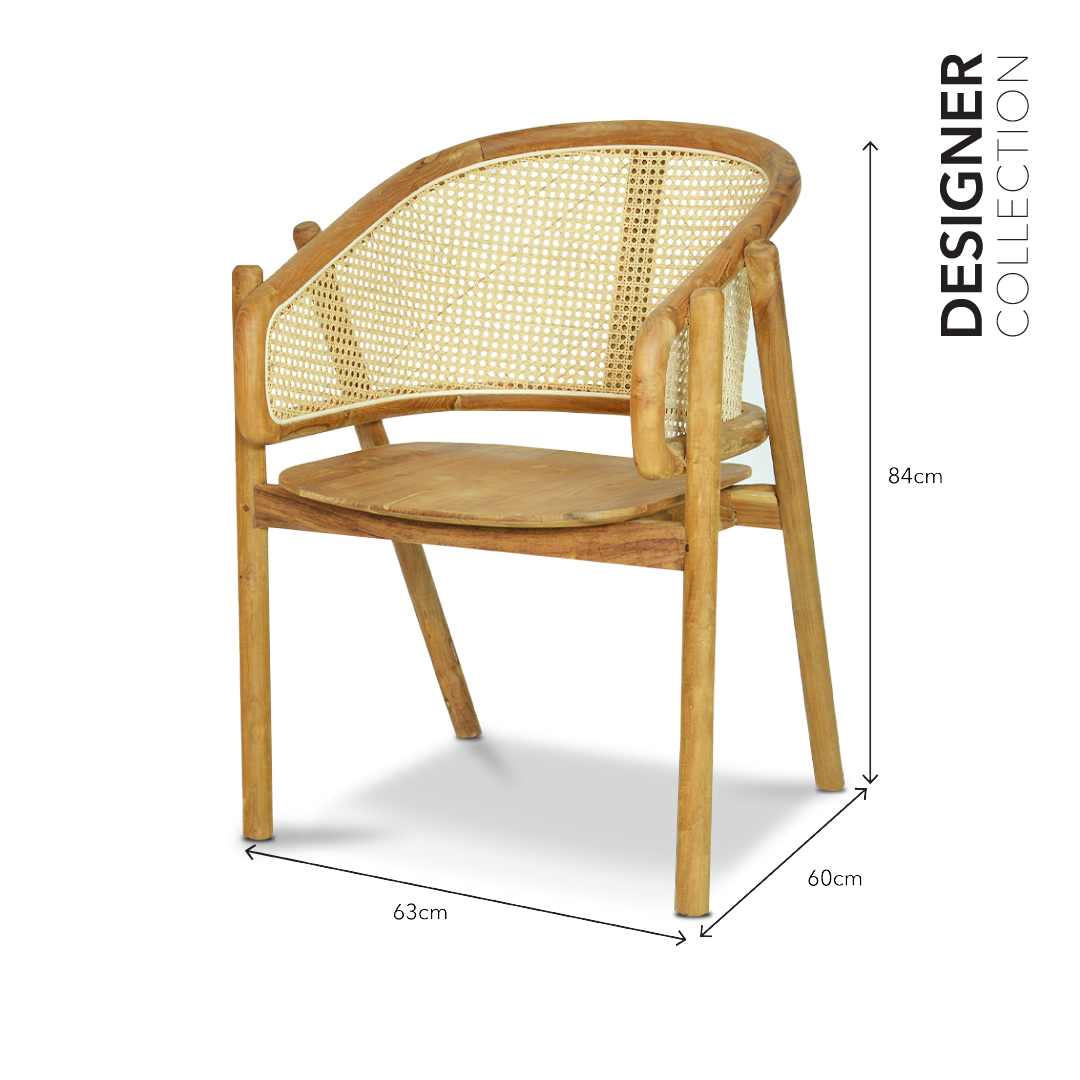 DOTATO Lounge Chair Natural Teak