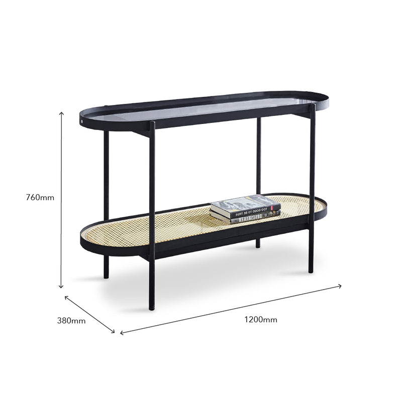 DURIA Oval Console Table